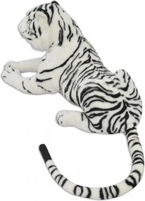 vidaXL XXL fehér tigris plüssjáték