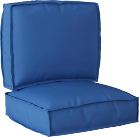vidaXL Raklap párna készlet 2 pcs Királykék Oxford Szövet