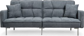 Kitalio háromszemélyes kanapé ágyneműtartóval - szürke