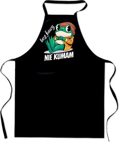 Konyhai Kötény grill fekete Nem Értem béka ajándék FA_722_cz