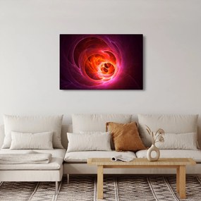Modern rózsaszín absztrakció képe (90x60 cm)