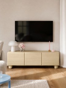 Arlo TV-szekrény 150 cm háromajtós - vicenza tölgy