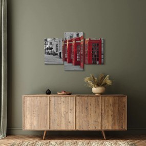 Kép - Londoni telefonfülkék (90x60 cm)
