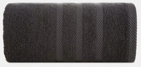 Milo törölköző 70x140 fekete 500 g/m2 frottír pamut Eurofirany