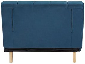 BILLY VELVET kék kihúzható fotel
