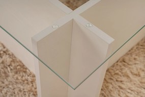 Dohányzóasztal Vetrino - Wooden Fehér