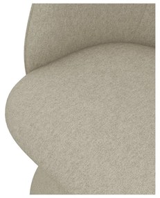 Bézs kárpitozott étkezőfotel Maia – Makamii