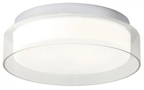 REDO-01-1454 NAJI Opál Színű Fürdőszoba Mennyezeti Lámpa LED 18W IP44