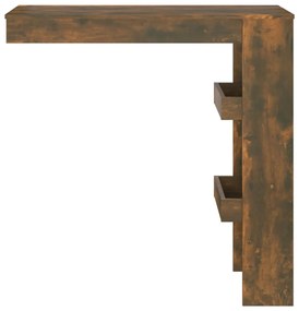 Füstös tölgy színű fatermék fali bárasztal 102 x 45 x 103,5 cm