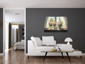 Kép - Csokor az ablaknál (90x60 cm)
