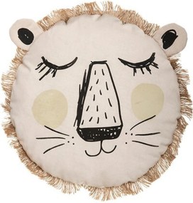 Safari oroszlán díszpárna – kerek, 38 cm