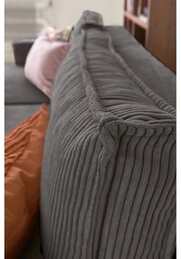 Bowie sötétszürke kordbársony variálható kanapéágy - Bonami Selection