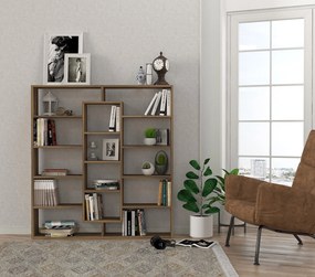 könyvespolc Ample - Walnut