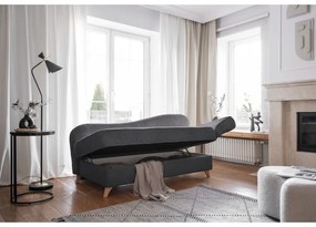 Szürke kordbársony heverő (jobb oldali) Chic Charlotte – Miuform