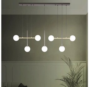 Eglo 390178 - Csillár zsinóron PAZ 7xE14/40W/230V arany/fekete