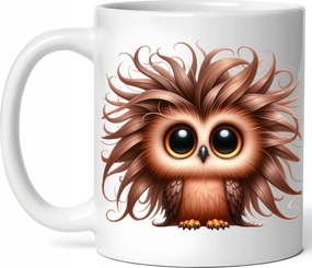 Látványos Bögre Aranyos Bagoly Kerámia Doboz 330ml