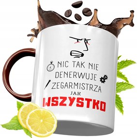 Bordó Bögre Óramesternek Születésnapra Ajándék fényképes nyomtatással