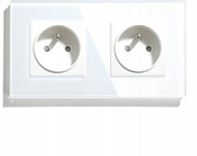 Elektromos Aljzat Üveg Kettős Érintkező 16A Aljzat 230V