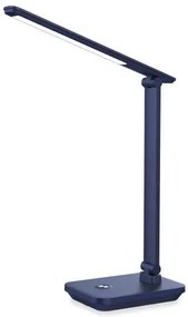 Platinet asztali lámpa 5 W, erős akkumulátor + USB, kék