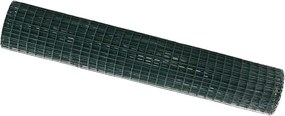 vidaXL Európai Kerítés Zöld 1,6 x 10 m PVC-bevonatú vas