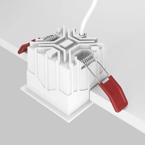 DL043-01-10W4K-SQ-WB Alfa LED Alumínium Süllyesztett Lámpa Fehér Színű LED 10 W 4000 Kelvin 500 Lumen IP20