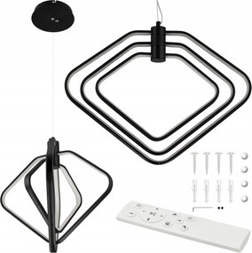 Mennyezeti Led Függő Lámpa 36W 2880lm 3 Szín Modern Nappali Távirányító