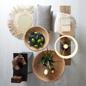 Natúr színű pad Safane – Light &amp; Living