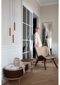 Barna-natúr színű TV-állvány tölgyfa dekorral 140x40 cm Audacious – UMAGE