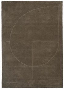 Lineal Poem szőnyeg, moss, 170x240cm