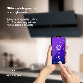 Klarstein WiFusion páraelszívó, WiFi, LED, 690 m³/h, A++