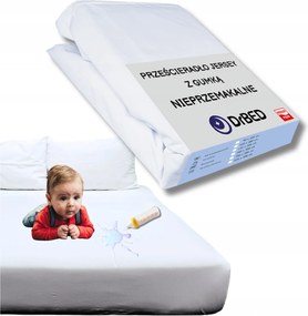 Gumis lepedő 100x200 Vízhatlan vízálló védő Fehér