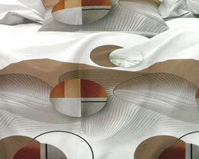 Pamut ágynemű Homa GILBERT CIRCLE 3 részes 140x200 cm