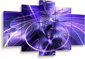 A technikai absztrakció képe (150x105 cm)