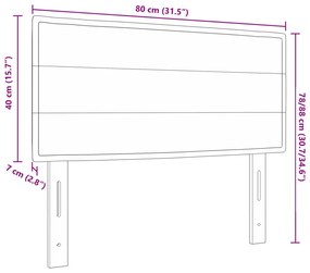 Fejtámla vonalak dizájn Krém 80 cm Szövet
