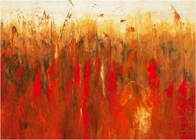 Kép - Festett absztrakció (70x50 cm)