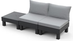 Elements balkon kerti bútor szett grafit