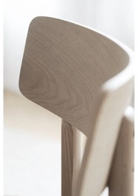 Konyakbarna-natúr színű bőr utánzat étkezőszék szett 2 db-os Wolcott – Rowico