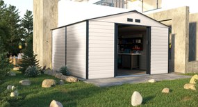 G21 GAH 1085 kerti tároló 340 x 319 cm, bézs és szürke