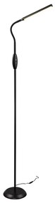 Fekete LED állólámpa (magasság 145 cm) Toro – Trio