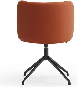 Narancssárga kárpitozott étkezőfotel Mogi – Teulat