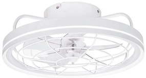 Aigostar - LED Dimmelhető mennyezeti ventilátor LED/40W/230V 2700-6500K + távirányító fehér