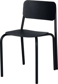 Fekete fém kerti szék Kei – noo.ma