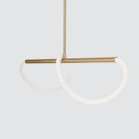 LED csillár kábelen SUPREME LED/22W/230V 100 cm aranyszínű