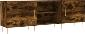 vidaXL füstös tölgy színű szerelt fa TV-szekrény 150 x 30 x 44,5 cm