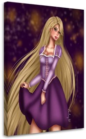 Gario Vászonkép Rapunzel - Crislainy Reis Silva Méret: 40 x 60 cm
