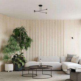 Sollux SL.1449 - Fali lámpa NORAH 1xE27/15W/230V fekete