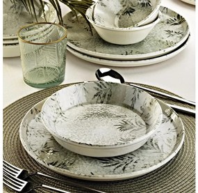 12 részes szürke porcelán étkészlet