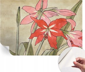 Dekoratív öntapadós fotótapéta irodába Liliomvirágok 104x70 cm