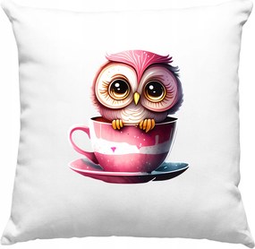 Jancsi Párna +töltet -édes Bagoly Alvás Dekoráció 37x37cm Lengyel