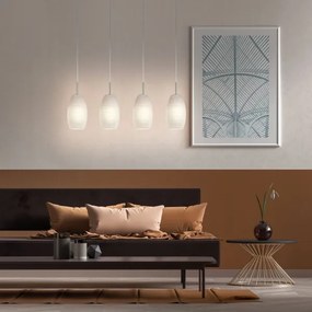 Eglo 97587 - Csillár zsinóron BATISTA 3 4xE27/40W/230V